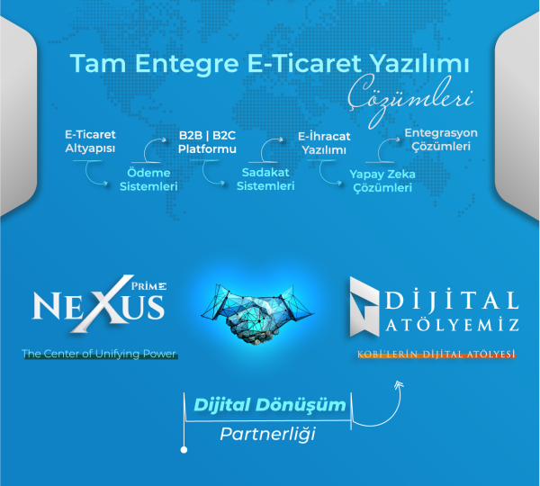 Nexus Prime şirketi ile yaptığımız işbirliği ile dijital dönüşüm partneri olarak Nexus Prime firmasının paydaşlarına hizmet vermekten memnuniyet duyarız.